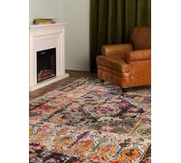 RugVista Cassiopeia, Alfombra Moderna, Pelo Corto, 200 x 300 cm, Rectangular, Calidad cert. Oeko-Tex Standard 100, Polipropileno, Pasillo, Dormitorio, Cocina, Salón, Despacho, Negro/Multicolor