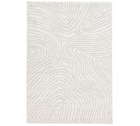 RugVista Chaima, Alfombra Moderna, Pelo Medio, 200 x 300 cm, Rectangular, Calidad cert. Oeko-Tex Standard 100, Polipropileno/Poliéster, Pasillo, Dormitorio, Cocina, Salón, Despacho, Crema/Beige