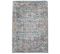 RugVista Chillon, Alfombra Moderna, Pelo Corto, 200 x 300 cm, Rectangular, Calidad cert. Oeko-Tex Standard 100, Polipropileno, Pasillo, Dormitorio, Cocina, Salón, Despacho, Azure/Multicolor