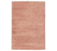 RugVista Comfy, Alfombra Infantil, Shaggy/Handloom, 160 x 230 cm, Rectangular, Pelo Medio, Cuarto del bebé, Limpieza en seco, Sin Productos químicos peligrosos, Rosa