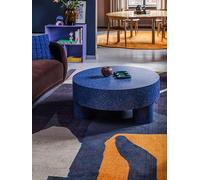 RugVista Halle, Alfombra, Modernas, 140 x 200 cm, Rectangular, Pelo Medio, Sala de Estar, Dormitorio, Cocina, Limpieza en seco, Azul