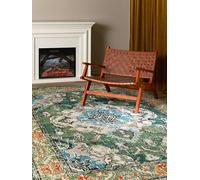 RugVista Leia, Alfombra Moderna, Pelo Corto, 200 x 300 cm, Rectangular, Calidad cert. Oeko-Tex Standard 100, Polipropileno, Pasillo, Dormitorio, Cocina, Salón, Comedor, Despacho, Verde