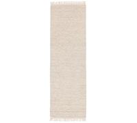 RugVista Melange, Alfombra, 80 x 250 cm, Rectangular, Pelo Corto, Sala de Estar, Comedor, Dormitorio, Pasillo, Limpieza en seco, Certificado Care & Fair, Beige