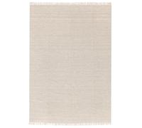 RugVista Melange, Alfombra Kilim Moderna, Pelo Corto, 160 x 230 cm, Rectangular, Calidad cert. Care & Fair, Lana, Pasillo, Dormitorio, Cocina, Salón, Comedor, Despacho, Beige