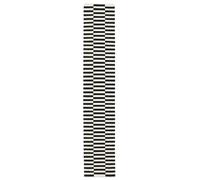 RugVista Moderno, Alfombra, Modernas, 80 x 350 cm, Rectangular, Pelo Corto, Sala de Estar, Comedor, Dormitorio, Pasillo, Limpieza en seco, Certificado Care & Fair, Negro/Blanco