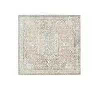 RugVista Nadia, Alfombra, Vintage, 200 x cm, Cuadrado, Pelo Medio, Limpieza en seco, Oeko_Tex_100, Blanco Crema/Greige