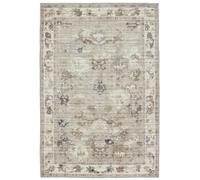 RugVista Olina Oriental, Alfombra Moderna, Pelo Corto, 200 x 300 cm, Rectangular, Calidad cert. Oeko-Tex Standard 100, Chenille/Yute, Pasillo, Dormitorio, Cocina, Salón, Despacho, Beige