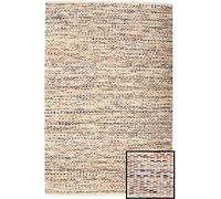 RugVista Pebbles, Alfombra, Kilim Moderno, 200 x 250 cm, Rectangular, Pelo Corto, Limpieza en seco, Certificado Care & Fair, Óxido/Marrón