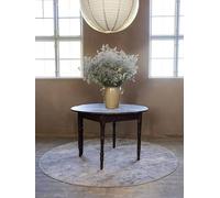 RugVista Ritz, Alfombra Moderna, Pelo Corto, ∅ 200 cm, Redonda, Calidad cert. Oeko-Tex Standard 100, Polipropileno/Poliéster, Pasillo, Dormitorio, Cocina, Salón, Comedor, Despacho, Gris Claro