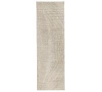 RugVista River, Alfombra, Modernas, 100 x 300 cm, Rectangular, Pelo Corto, Sala de Estar, Dormitorio, Cocina, Pasillo, Lavado a máquina, Greige/Natural