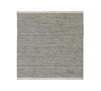 RugVista Serafina, Alfombra, Kilim Moderno, 250 x cm, Cuadrado, Pelo Corto, Sala de Estar, Comedor, Dormitorio, Limpieza en seco, Certificado Care & Fair, Oscuro Gris