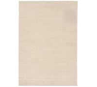 RugVista Umea, Alfombra, 200 x 300 cm, Rectangular, Pelo Corto, Sala de Estar, Dormitorio, Limpieza en seco, Certificado Care & Fair, Claro Beige