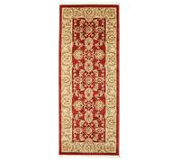RugVista Ziegler Kaspin, Alfombra, Orientales, 80 x 200 cm, Rectangular, Pelo Medio, Sala de Estar, Comedor, Dormitorio, Cocina, Pasillo, Limpieza en seco, Oeko_Tex_100, Rojo