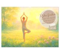 Ruhe finden - Der Anti-Stress-Kalender - Ein Jahr voller Wärme und Achtsamkeit (Wandkalender 2026 DIN A2 quer), CALVENDO Monatskalender: Sanftes ... und die Schönheit im Einfachen zu entdecken