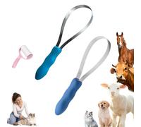 Ruhemeister Pro Peine Deslanador de Doble Cara para Perros y Gatos | Cepillo de Muda de Acero Inoxidable con Mango Suave | Cuchilla Quita Pelos para Todas Las Razas y Pelajes - Nuevo 2026 C)