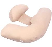 RUHEN Almohada de Embarazo Almohadas de Embarazo Almohada Corporal Multifunción Cómoda Almohada de Embarazo de Tela Almohada de Maternidad de Cuerpo Completo para Mujeres Embarazadas Tamaño Ajustable