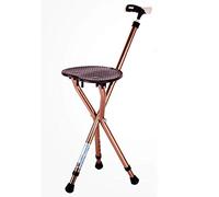 RUHEN Bastón para Caminar para Hombre Mayor, Taburete de aleación de Aluminio Grueso, Ajustable, Alta luminosidad y Estable, bastón para Caminar de Tres Patas