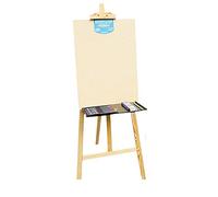 RUHEN Caballete de Pintura Caballete Plegable de Madera Tablero de Dibujo para bocetos Paquete de Bloc de Dibujo de 1,45 m Caballete de Pintura