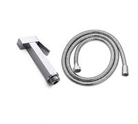 RUHEN Cepillo de baño Ducha de Mano portátil Grifos de bidé Acero Inoxidable Todo Cobre Lavado de Mujeres Pistola rociadora Toma de Agua presurizada de Mano Inodoro de baño Universal Solo frío