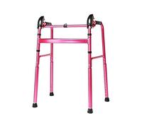 RUHEN Mobility Walker Standing Walk Walking Frame Andador estándar Plegable Aleación de Aluminio Ligera Ajustable Ayuda para Caminar para Personas Mayores