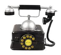 RUHEN Teléfonos Retro, decoración de línea Fija, teléfono de Hierro multifunción Vintage para el hogar con Cable, Accesorios creativos para fotografía de Ventanas del hogar.