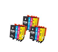 RUHJFBQL Cartucho de Tinta 912XL, Compatible con impresoras OfficeJet 8010, 8012, 8015, 8020, 8025, etc.(912XL 3SET)