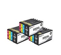 RUHJFBQL Cartucho de Tinta 950 951XL for impresoras Officejet Pro 8100e, 8600, 8610, 8620, 8630, 8640, 8660, 8615 y 8625(950XL 3SET)