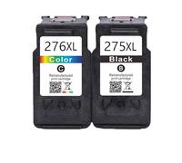 RUHJFBQL Cartucho de Tinta remanufacturado PG-275 CL-276 for impresoras TS3522, TS3520 y TR4720(1Set)