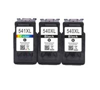 RUHJFBQL Cartuchos de Tinta PG-540 CL-541 for impresoras mg3250, MG3255, MG3550, MG4100, mg4150, MG4200 y mg4250(2 BK 1 Color)