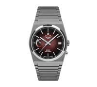 Ruhla Reloj de Hombre Space Control Solar Rojo Oscuro 4640M5
