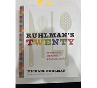 Ruhlman's Twenty: The Ideas and Techniques That Will Make You a Better Cook