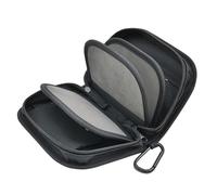 Ruhnjyg Bolsa de almacenamiento para señuelos de pesca, bolsa impermeable de goma EVA, de gran capacidad, para pesca al aire libre, portátil, para pesca al aire libre, Black, Refer to description,