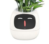 Ruhnjyg Maceta Inteligente, Jardinera Inteligente | Jardinera Inteligente para Mascotas,Múltiples Expresiones, Rica interacción de Gestos, Cuidado de Plantas, Adorable Robot Vegetal, decoración de