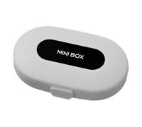 Ruhnjyg Organizador de pastilleros, pastillero,Planificador diario de medicina | Caja organizadora de pastillas de viaje, estuche para medicamentos, contenedor de medicamentos con 6 compartimentos,