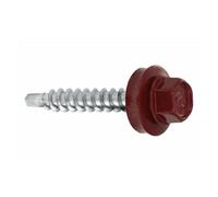 Ruhr-Werkzeug RAL-3005 - Tornillo de perforación (4,8 x 55 mm, 200 unidades), color rojo