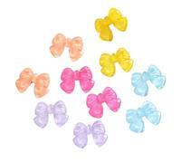 RUHTEUO 10 Uds. De abalorios for zapatos con agujero en lazo de Color caramelo, decoraciones diseñador lujo, alfileres adorno Adecuada Tacones Altos Y Calzado Planos(Mixed color-10pcs)