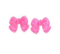 RUHTEUO 10 Uds. De abalorios for zapatos con agujero en lazo de Color caramelo, decoraciones diseñador lujo, alfileres adorno Adecuada Tacones Altos Y Calzado Planos(Rose pink-10pcs)