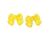 RUHTEUO 10 Uds. De abalorios for zapatos con agujero en lazo de Color caramelo, decoraciones diseñador lujo, alfileres adorno Adecuada Tacones Altos Y Calzado Planos(Yellow-10pcs)