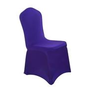 RUHTEUO 2/6/10/50/100 Fundas elásticas de Licra for sillas Boda, for restaurantes, Banquetes, hoteles, cenas y Fiestas para Restaurante, Banquete de Fiesta(Purple,50pcs)