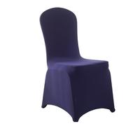 RUHTEUO 2/6/10/50/100 Fundas elásticas de Licra for sillas Boda, for restaurantes, Banquetes, hoteles, cenas y Fiestas para Restaurante, Banquete de Fiesta(Deep Blue,2pcs)