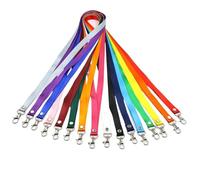 RUHTEUO 20 Correas de Seguridad for Colgar en el Cuello, for teléfono móvil, identificación, Nombre, Tarjeta, Llaves, Anillo Metal Apto para Senderismo, Ciclismo o Actividades de AV(Colors Mixed)