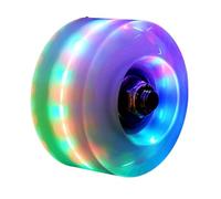 RUHTEUO 4 Ruedas Luminosas for Patines con rodamientos, Accesorios for para Patinaje de Doble Fila en Interiores o Exteri(Multicolour)