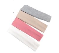 RUHTEUO 4 Uds. Diadema elástica de Color sólido for correr, Fitness, deporte, diadema for Yoga, diadema absorbente de sudor, accesorios for el cabello(A5)
