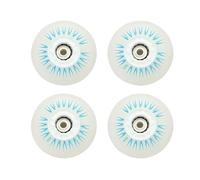 RUHTEUO 4 Uds Flash en línea Rueda de patín 90A Patinaje con iluminación 80 76 72 68 Ruedas Zapatos sobre deslizantes para Patinaje de Doble Fila en Interiores o Exteri(4PCS-01)