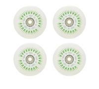 RUHTEUO 4 Uds Flash en línea Rueda de patín 90A Patinaje con iluminación 80 76 72 68 Ruedas Zapatos sobre deslizantes para Patinaje de Doble Fila en Interiores o Exteri(4PCS-04)