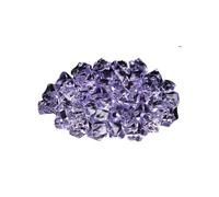 RUHTEUO 50 Uds. De Confeti, Adorno de Boda, adoquines, Paisaje for Acuario, Piedras Artificiales Coloridas, Cubitos Hielo Cristal, guijarros Relleno for jarrón para Acuario Pequeños(Purple)