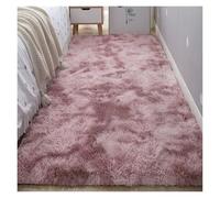 RUHTEUO Alfombra al Lado de la Cama Alfombra De Felpa For Mesita Noche, Suelo, Sala Estar, Mesa Café, Dormitorio, For El Hogar Alfombra Dormitorio Matrimonio(Pink Purple,40x60cm)