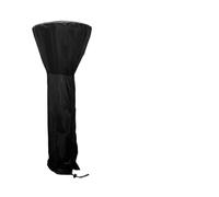 RUHTEUO Cubierta del Calentador Patio al Aire Libre 210D Negro Impermeable Tela Oxford Paraguas Ventilador Cubierta jardín Patio energía de Polvo(240x92x59CM)