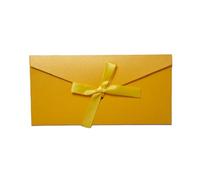 RUHTEUO Invitaciones Boda Sobres de Papel Iridiscente Vintage for Cartas, Juego Sobres Kraft for Tarjetas Postales Regalo invitación Boda, 10 Uds Invitaciones de Boda Personalizadas(Long-Golden)