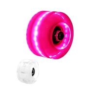 RUHTEUO Patines de Ruedas Doble Fila, Luminosas, Intermitentes, Accesorios Patines Cuatro, Rueda PU, 1 ud para Patinaje de Doble Fila en Interiores o Exteri(White-1)